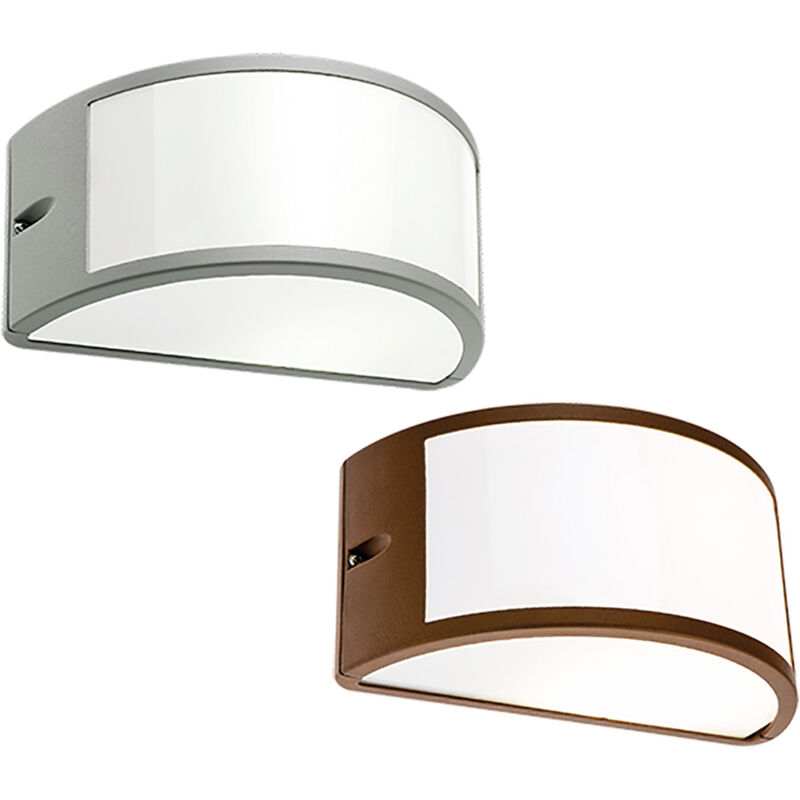 foto del prodotto iperbriko applique umbe 25x12x13 corten ip44
