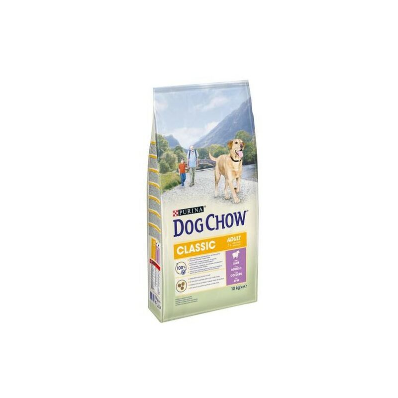foto del prodotto iperbriko cane dog chow agnello 10 kg purina