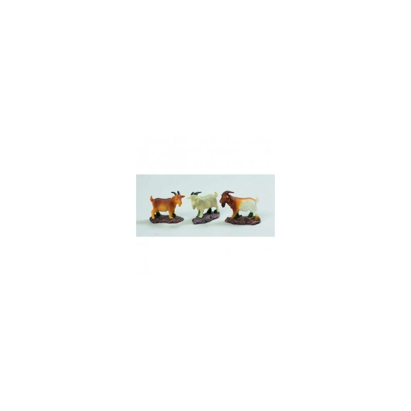 foto del prodotto iperbriko capra in resina per presepe assortite 6 cm pz 1