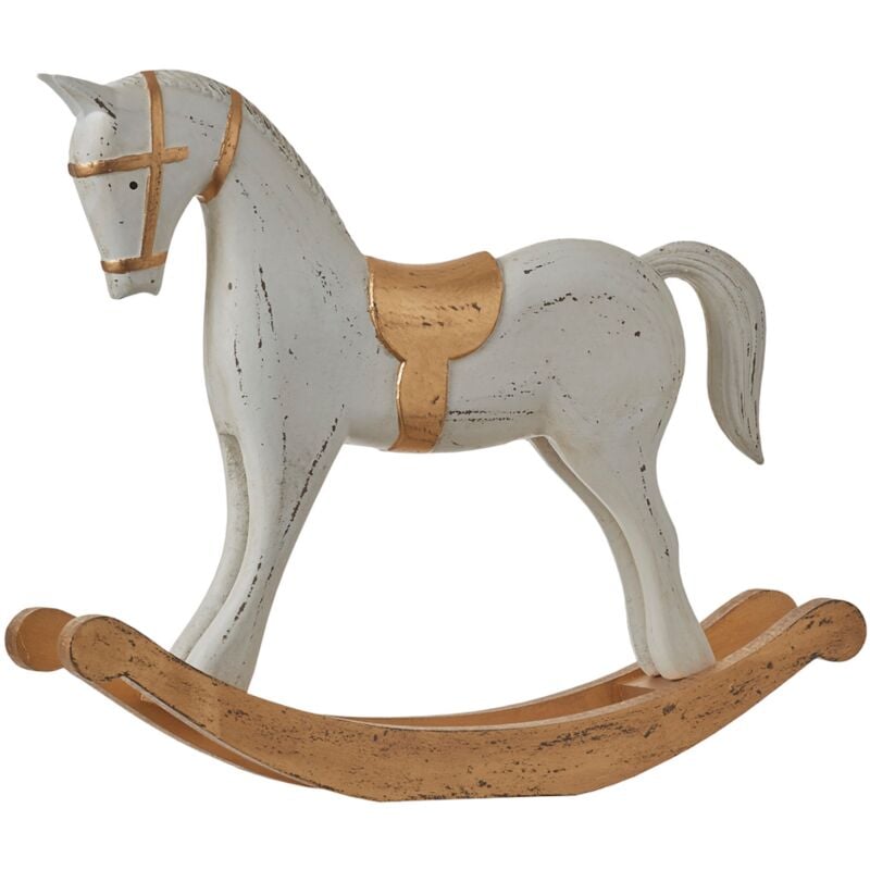 foto del prodotto iperbriko cavallo a dondolo decorativo 40x8x30 cm