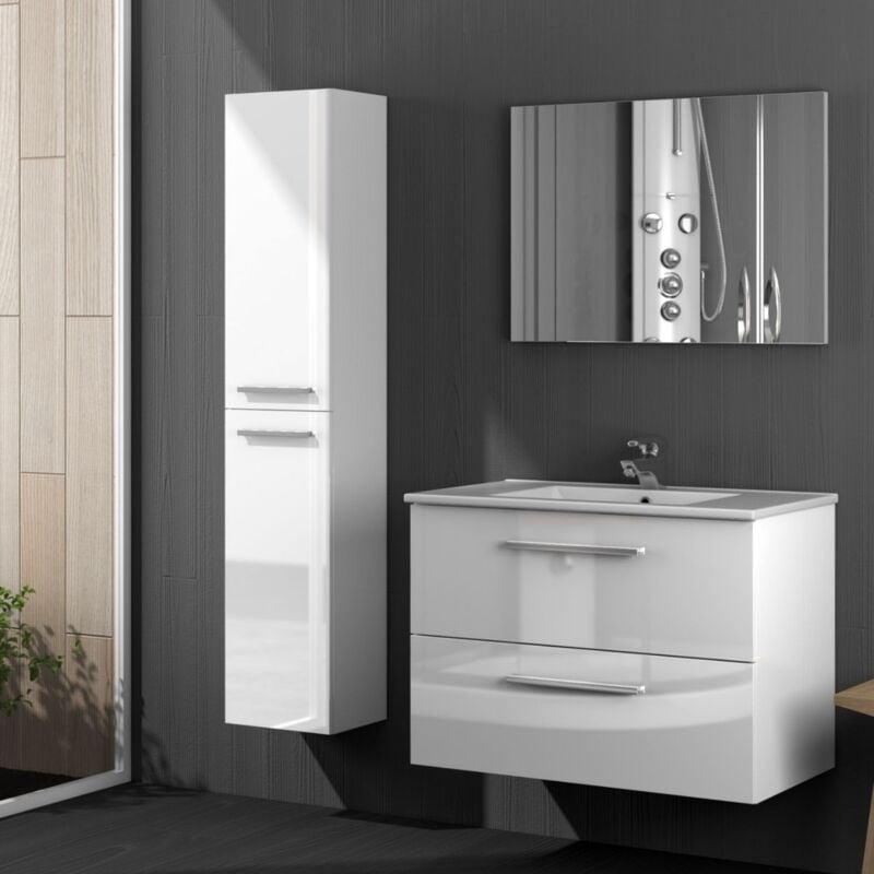 foto del prodotto iperbriko colonna bagno aruba cm. 30 x 25 x 150h bianco