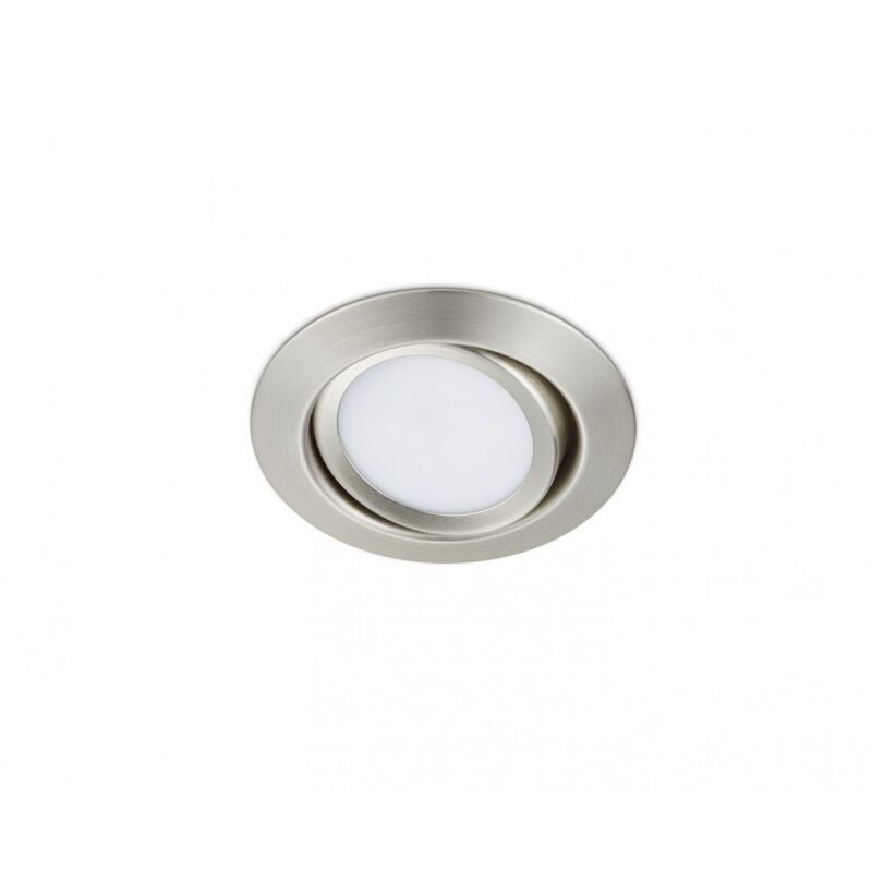 foto del prodotto iperbriko faretto da incasso led 5w orientabile 8 cm rila nichel trio lighting