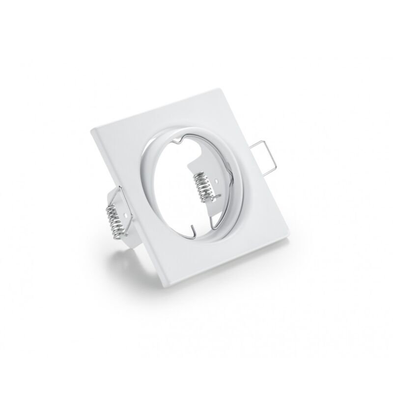foto del prodotto iperbriko faretto da incasso quadrato jura 1xgu10 bianco 8x8 cm trio lighting