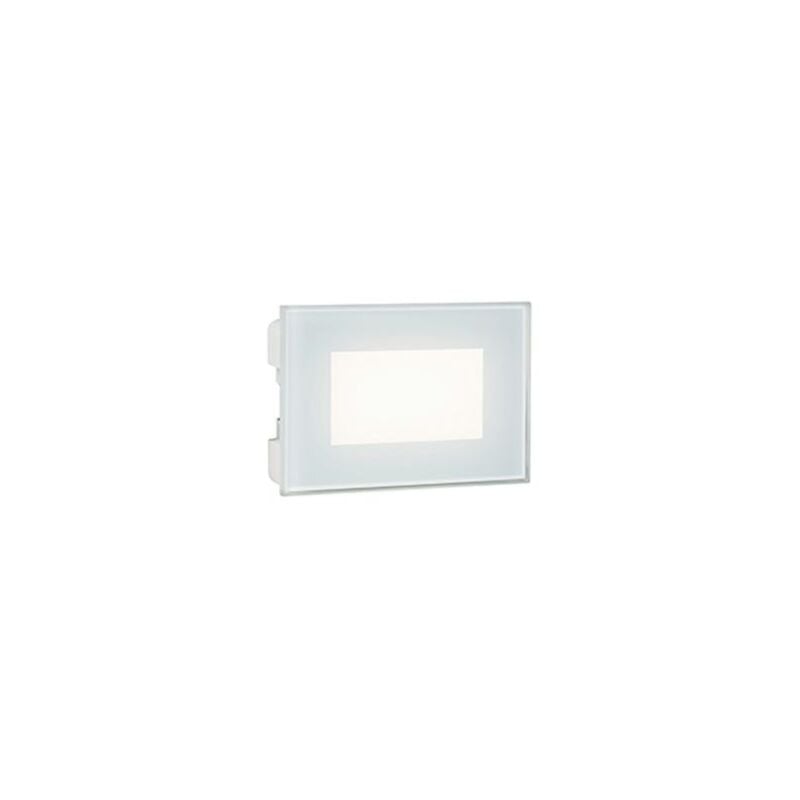 foto del prodotto iperbriko incasso vetro 3w led 3000k linea spina bianco