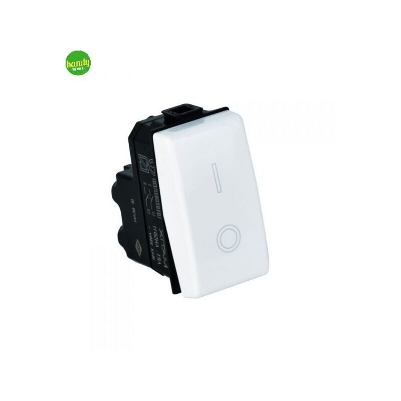 foto del prodotto iperbriko interruttore bipolare bticino matix 2p 16 a 230 v bianco