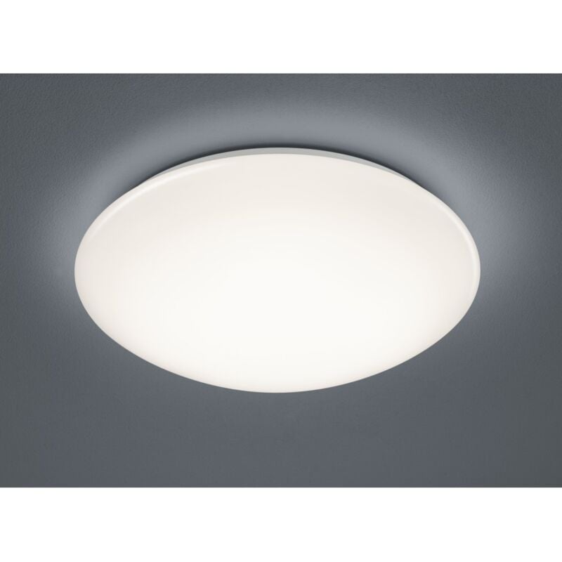 immagine 0 del prodotto iperbriko lampada bianca soffitto rotonda led dimmer lukida trio lighting