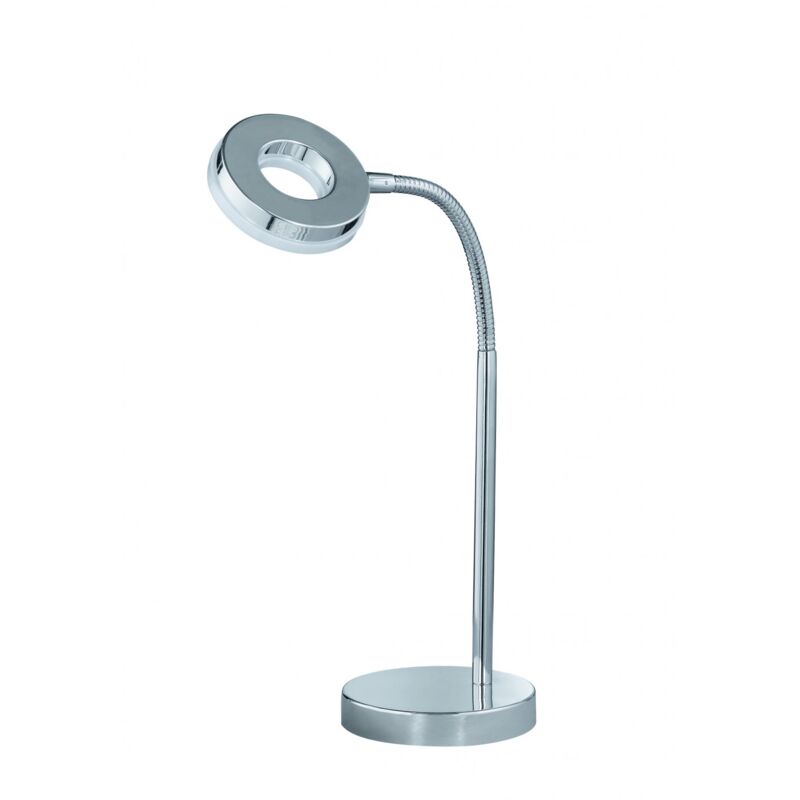 foto del prodotto iperbriko lampada da scrivania led 4w flessibile rennes cromo trio lighting