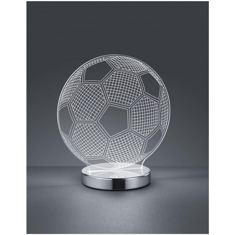 foto del prodotto iperbriko lampada da tavolo ball pallone led dimmerabile h22 cm trio lighting