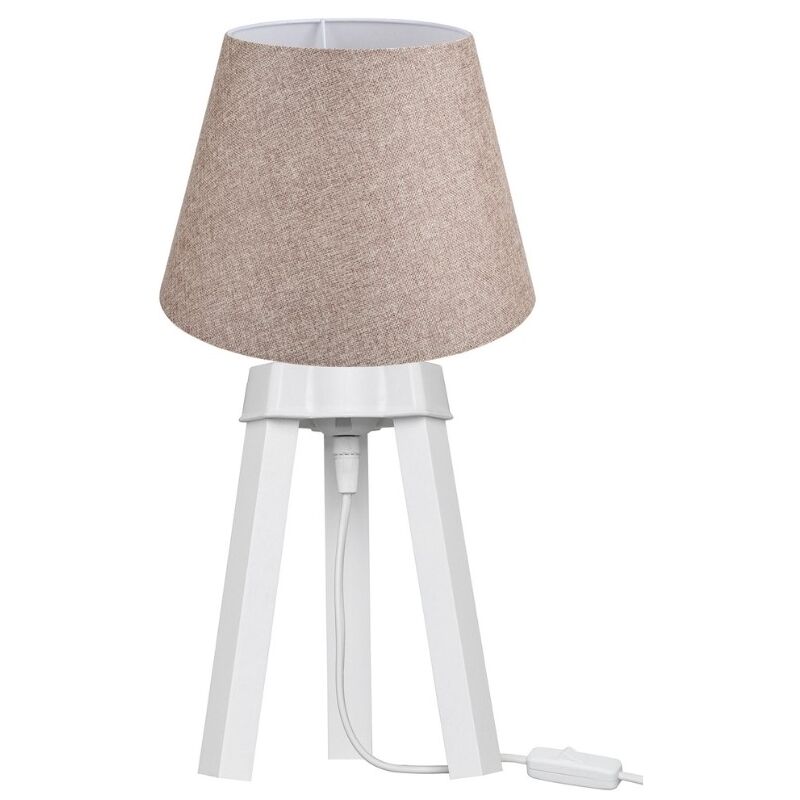 foto del prodotto iperbriko lampada da tavolo beige 21x30 cm
