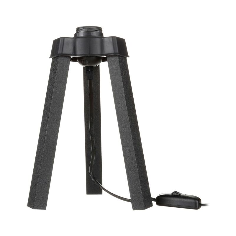 foto del prodotto iperbriko lampada da tavolo nera 15.5 x 22.5 cm