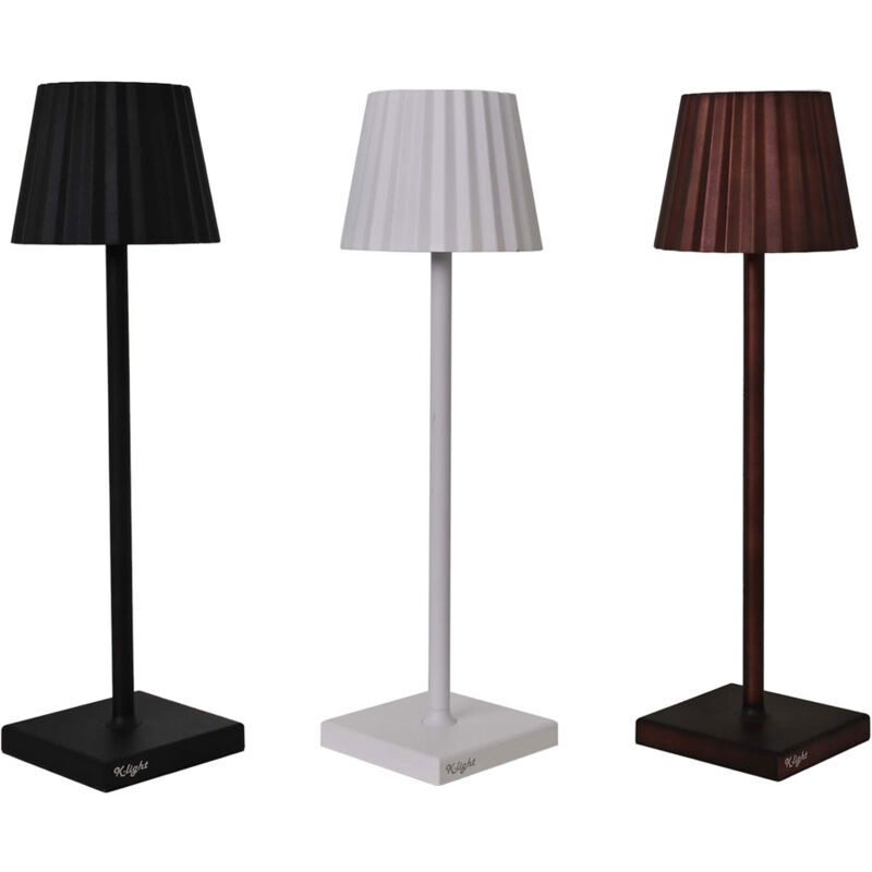 foto del prodotto iperbriko lampada da tavolo ricaricabile 10x10xh.38 cm