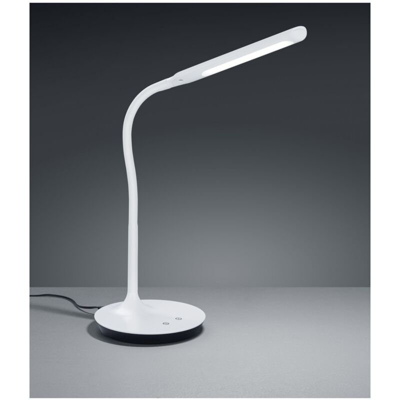 foto del prodotto iperbriko lampada studio led sensore touch polo bianco trio lighting