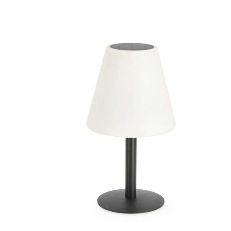 foto del prodotto iperbriko lampada tavolo solare led d.20 x 36h, nero