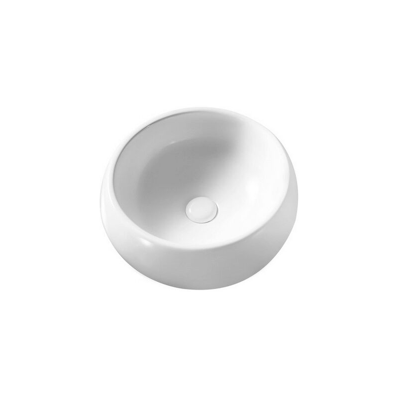 foto del prodotto iperbriko lavabo da appoggio la37, bianco