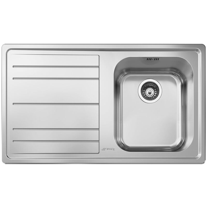 foto del prodotto iperbriko lavello 86x50 cm 1 vasca gocciolatoio sinistro