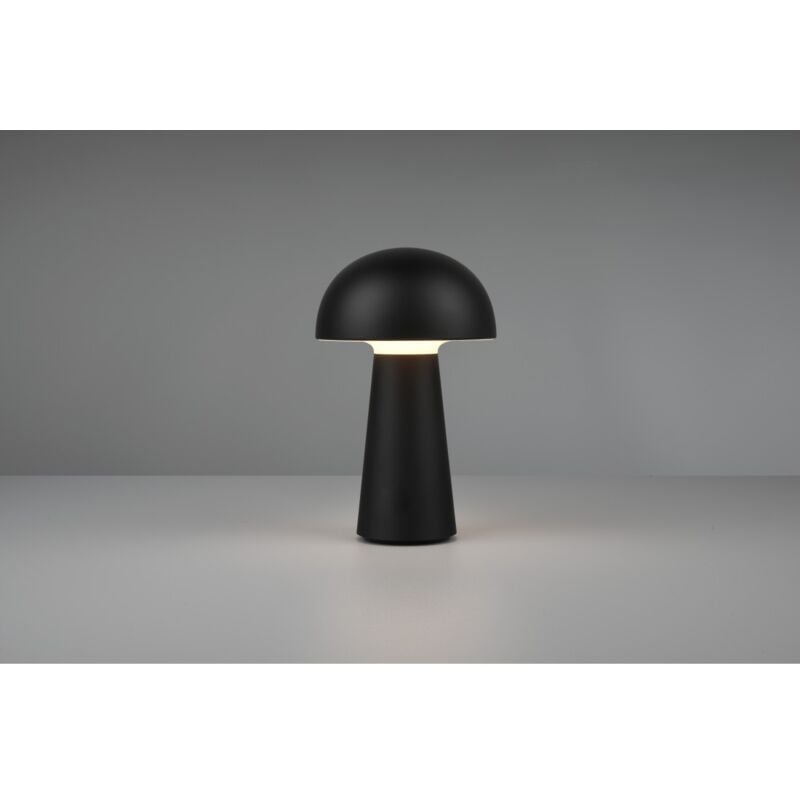 foto del prodotto iperbriko lumetto fungo lennon led ip44 nero usb trio lighting
