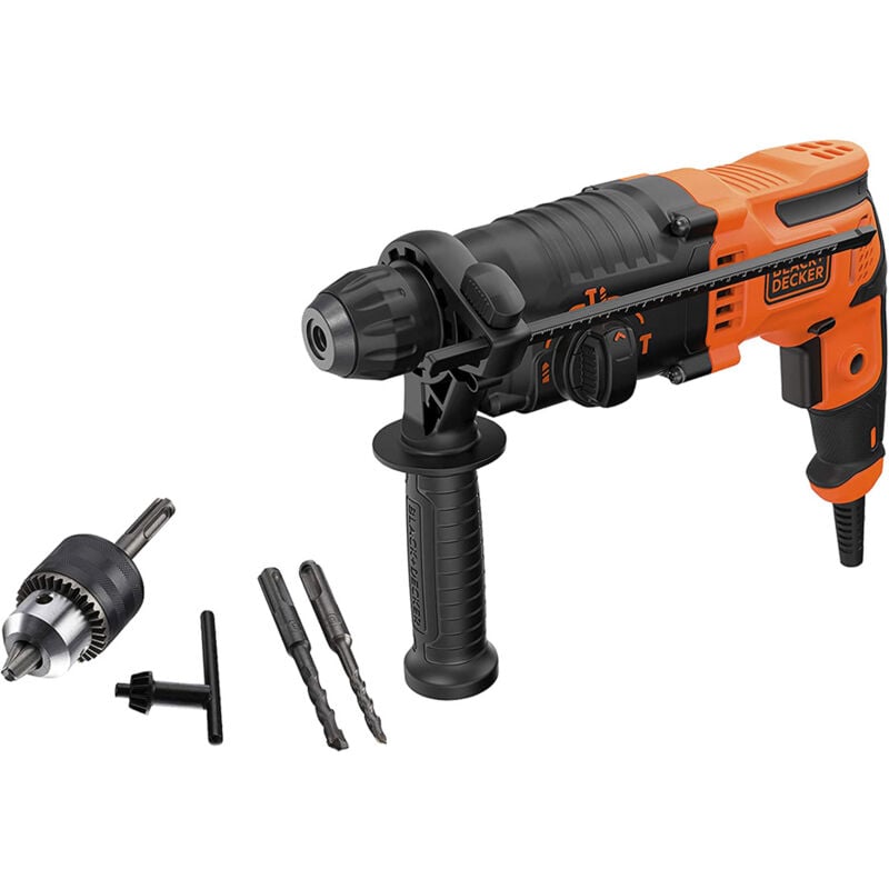 foto del prodotto iperbriko martello tassellatore scalpellatore behs01 qs 650 w black decker