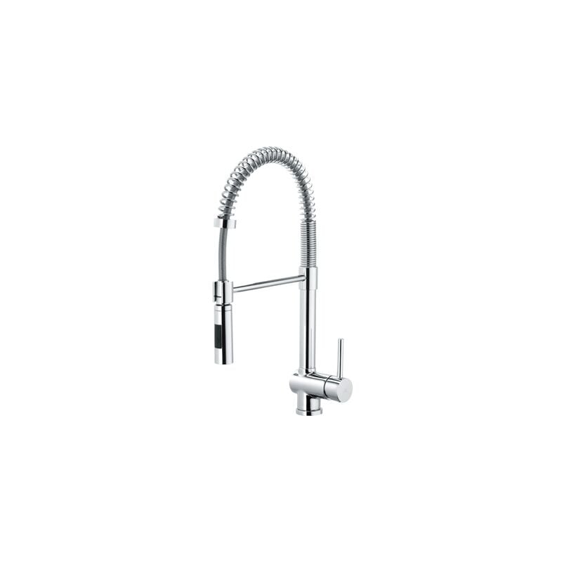 foto del prodotto iperbriko misc. lavello con molla e doccia estraibile stick cromo