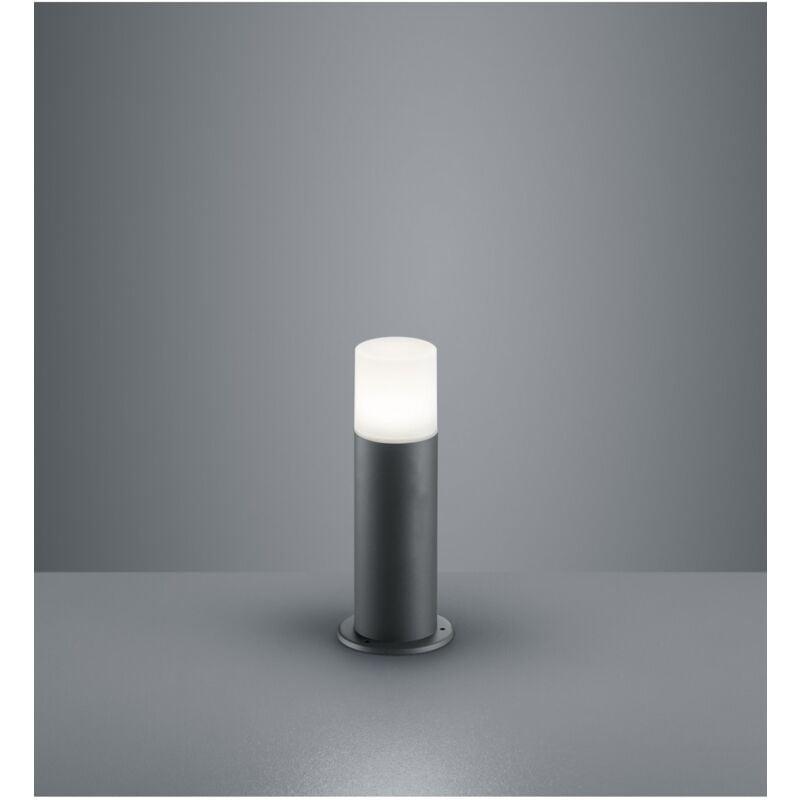 foto del prodotto iperbriko paletto da esterno hoosic 1xe27 antracite h30 cm ip44 trio lighting