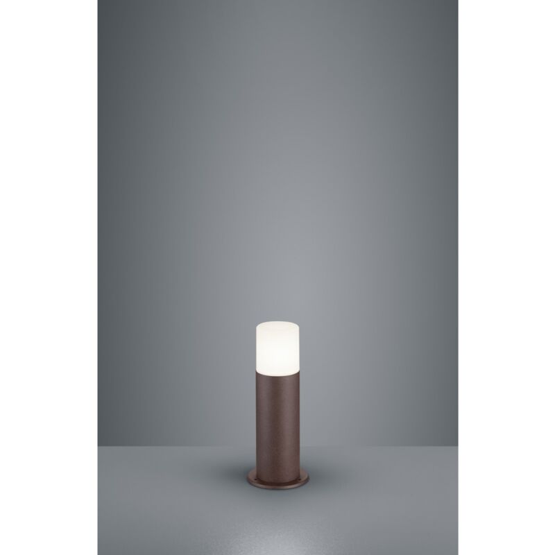 foto del prodotto iperbriko paletto da esterno hoosic 1xe27 ruggine h30 cm ip44 trio lighting