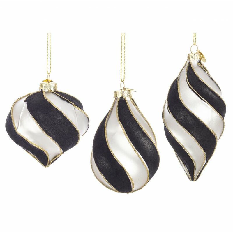 immagine 0 del prodotto iperbriko pendaglio vetro monochrome linee bianco e nero prezzo cad indicare il modello
