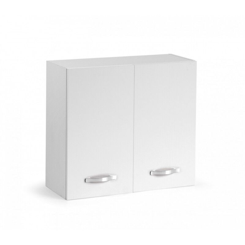 foto del prodotto iperbriko pensile componibile per cucina bianco frassinato 2 ante cm 80x32xh 72