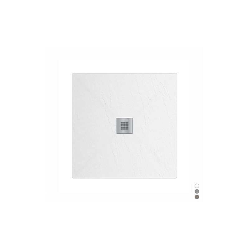 foto del prodotto iperbriko piatto doccia estasi quadrato sabbia 80x80 cm