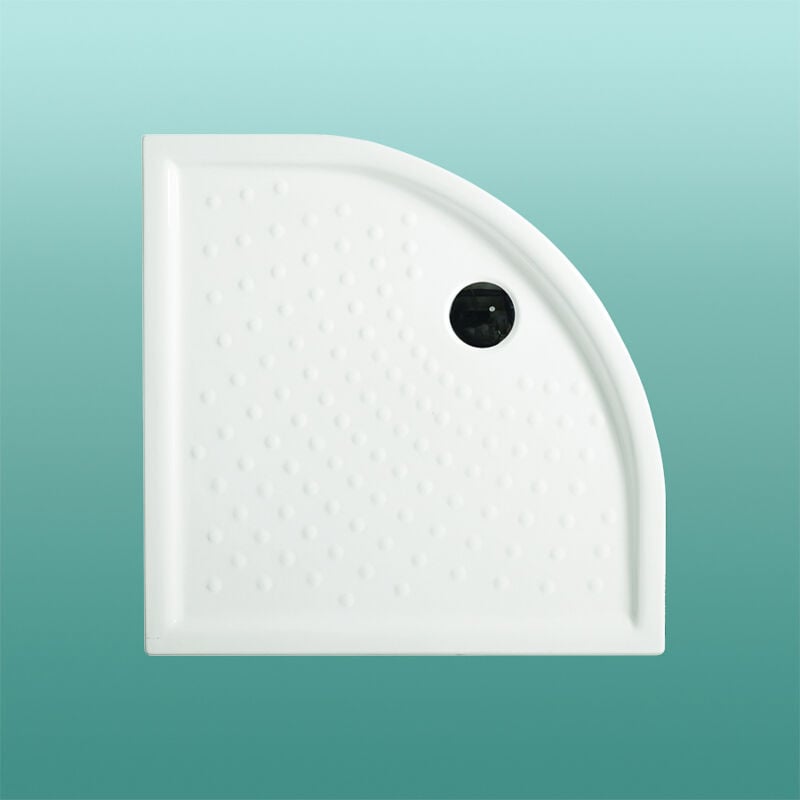 foto del prodotto iperbriko piatto doccia semicircolare 80x80 bianco