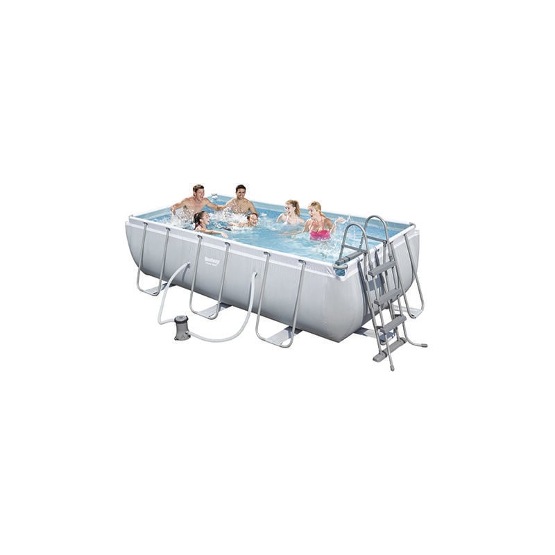 foto del prodotto iperbriko piscina power steel frame rettangolare 404x201x100 cm