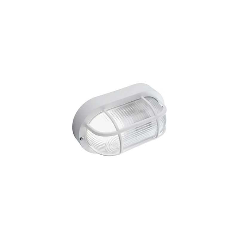 foto del prodotto iperbriko plaf.c gabbia in resina linea echo ovale bianco