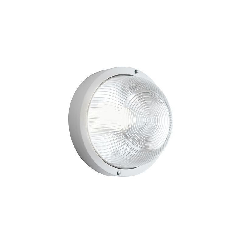 foto del prodotto iperbriko plafoniera in resina linea echo tonda bianco