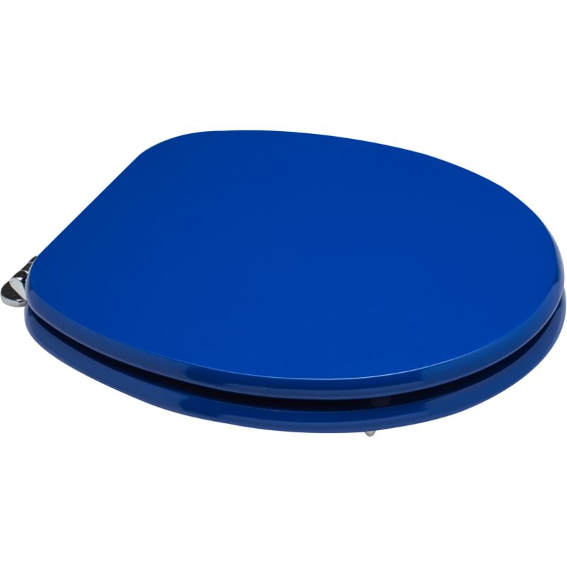 foto del prodotto iperbriko sedile wc blu elettrico in mdf fsc