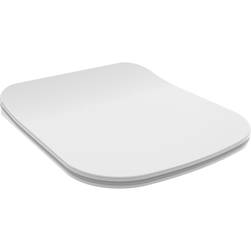 foto del prodotto iperbriko sedile wc in termoindurente bianco lucido