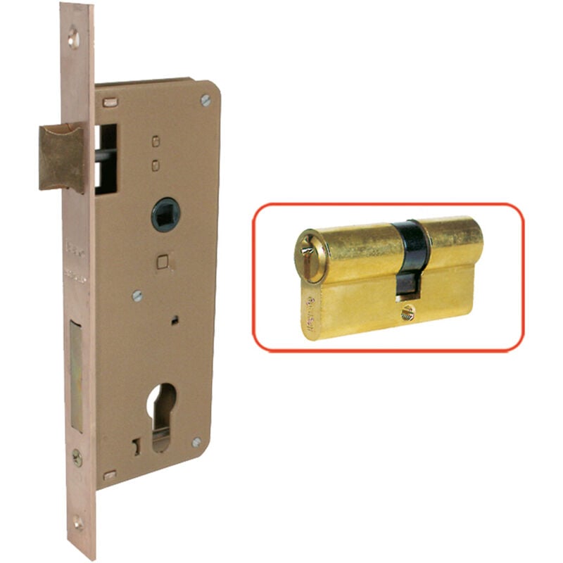 foto del prodotto iperbriko serratura da infilare per porte in legno 8x61