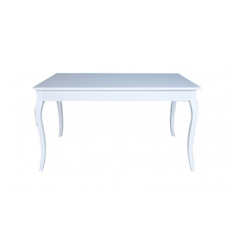 foto del prodotto iperbriko - tavolo allungabile 140x85 bianco liberty140
