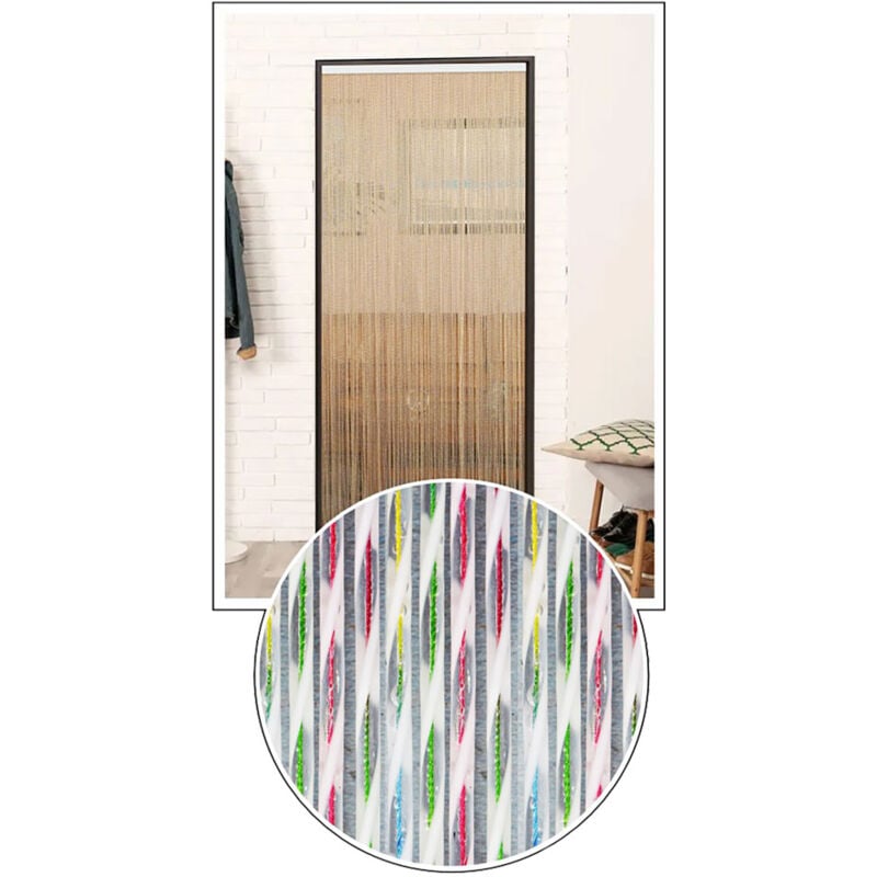 foto del prodotto iperbriko tenda a cordoncino multicolor 140x240 cm