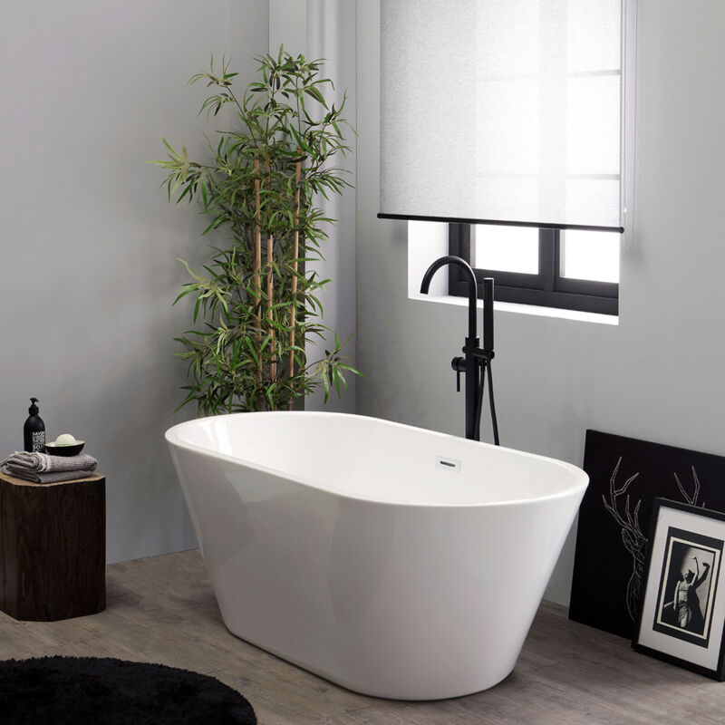foto del prodotto iperbriko vasca da bagno ovale in acrilico 150 cm