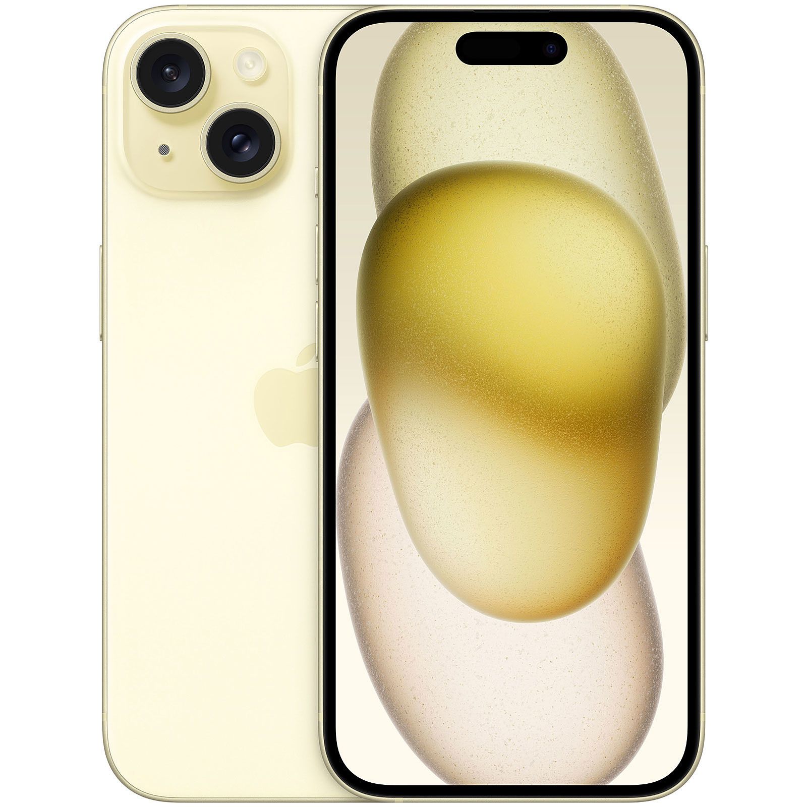 foto del prodotto iphone 15 128gb yellow mtp23ql a