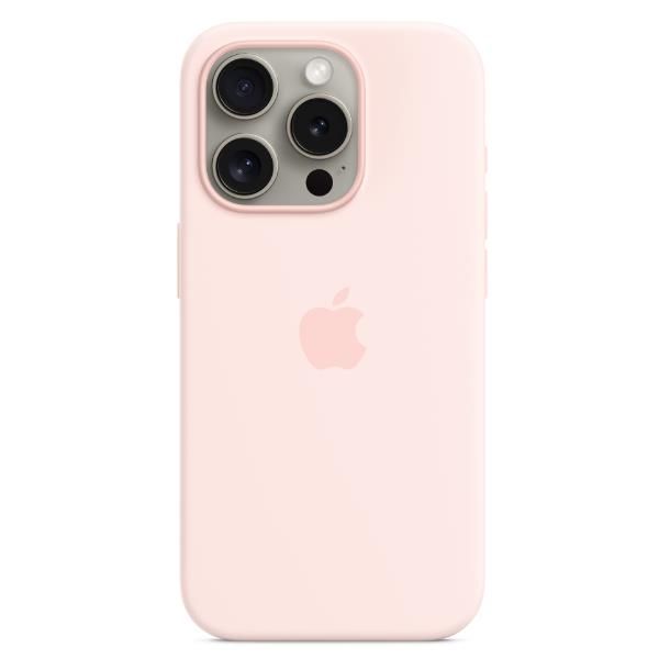 foto del prodotto iphone 15 pro si case light pink mt1f3zm a