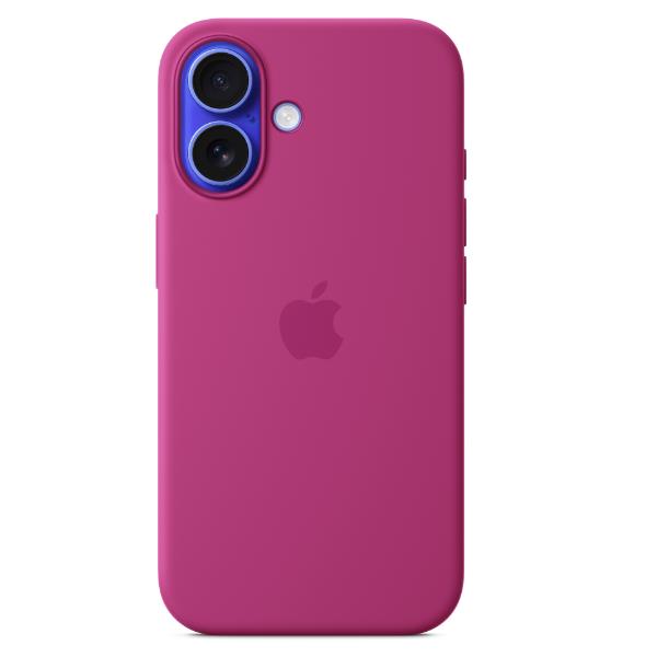 foto del prodotto iphone 16 plus si case fuchsia