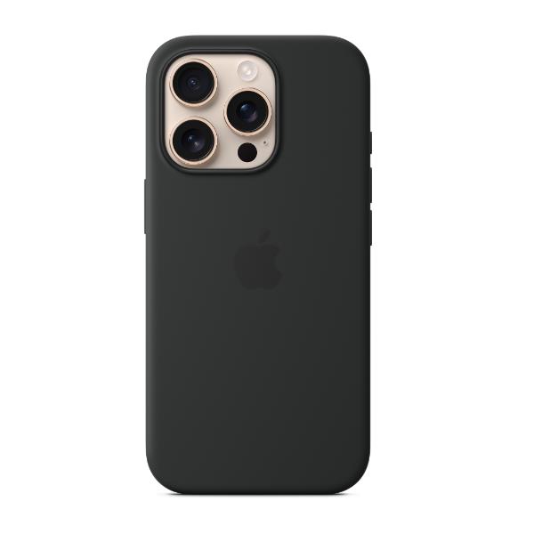 foto del prodotto iphone 16 pro max silicone case with magsafe black