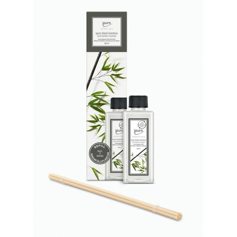 foto del prodotto ipuro essential ricarica black bamboo 200ml