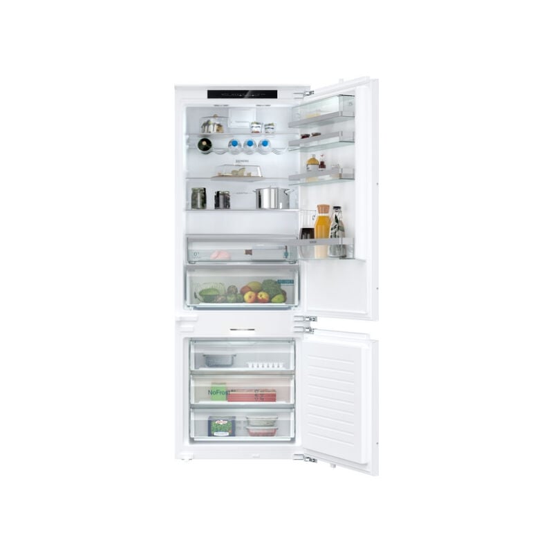 foto del prodotto iq500 kb96nadd0. capacità netta totale 382 l. cerniera porta destra, tipo di display led. classe climatica sn-st, emissione acustica 33 db.