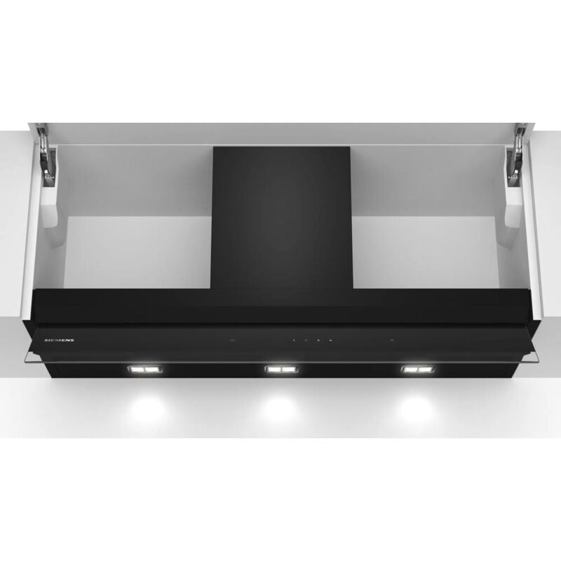 foto del prodotto iq500 lj97bam60. potenza massima di estrazione 459 m h, tipo di estrazione aspirante filtrante, classe di efficienza dinamica del fluido b. tipo 
