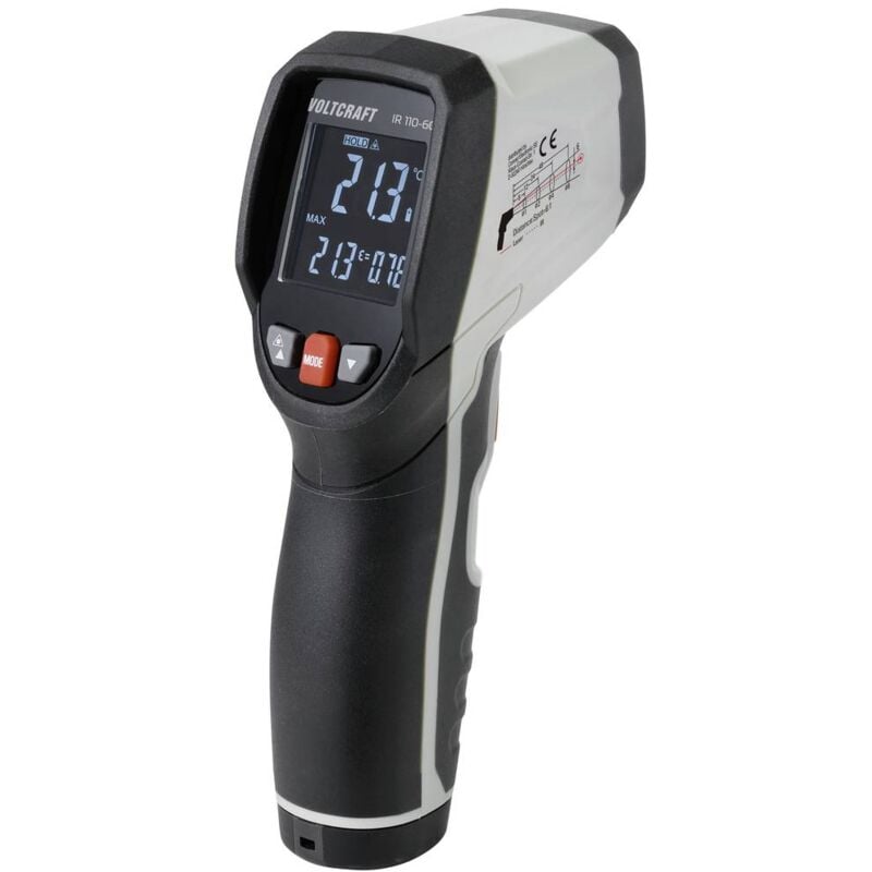 foto del prodotto ir 110 6c termometro di precisione a infrarossi ottica 6 1 0 110 c voltcraft