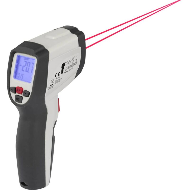 foto del prodotto ir 500 12d termometro a infrarossi ottica 12 1 50 500 c pirometro voltcraft