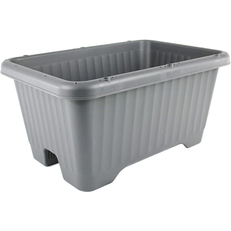 immagine 0 del prodotto iris ohyama air gem setopf 530 air gem setopf mit wasserablaufsystem f r die gartenarbeit, grau