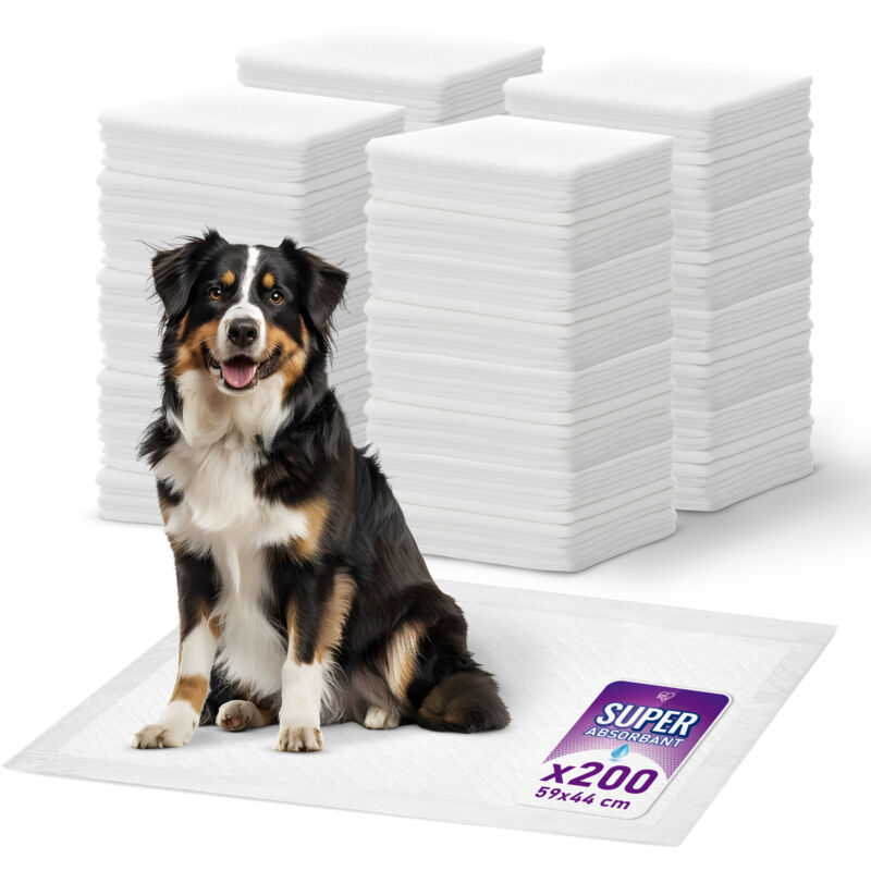 foto del prodotto iris ohyama alaise pour chien, al se jetable 59x44 tapis educateur pour chiot, apprentissage de la propret , 5 couches de protection anti fuite et
