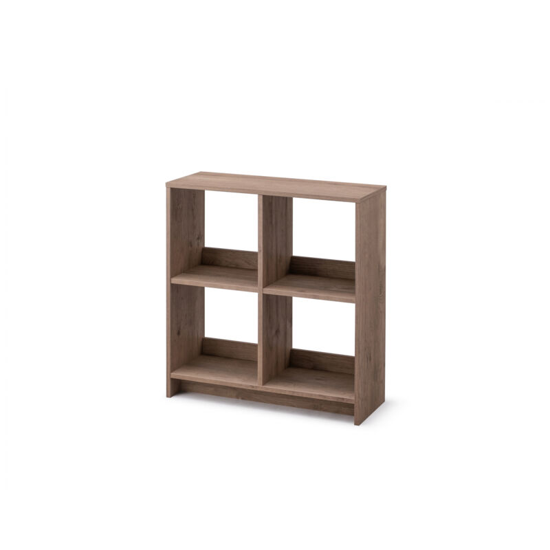foto del prodotto iris ohyama, armadio a giorno, libreria, ripiano a 4 scomparti, grande capacit , orizzontale e verticale, ufficio, camera da letto, soggiorno wood