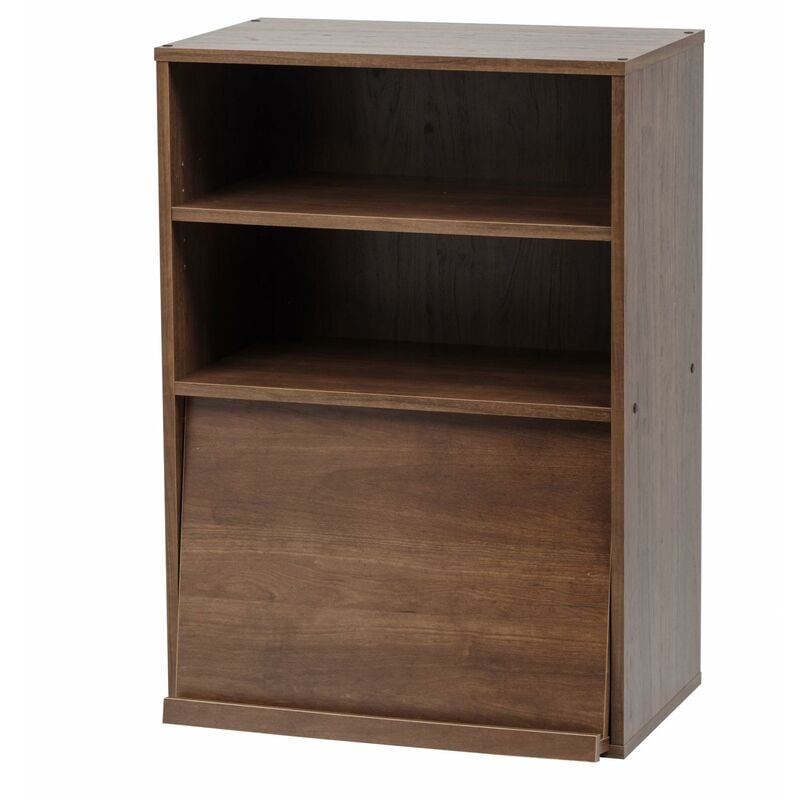 foto del prodotto iris ohyama armadio con ante, ripiano portaoggetti, 2 vani componibili, design, solido, moderno, multiuso, ufficio, camera da letto, soggiorno,